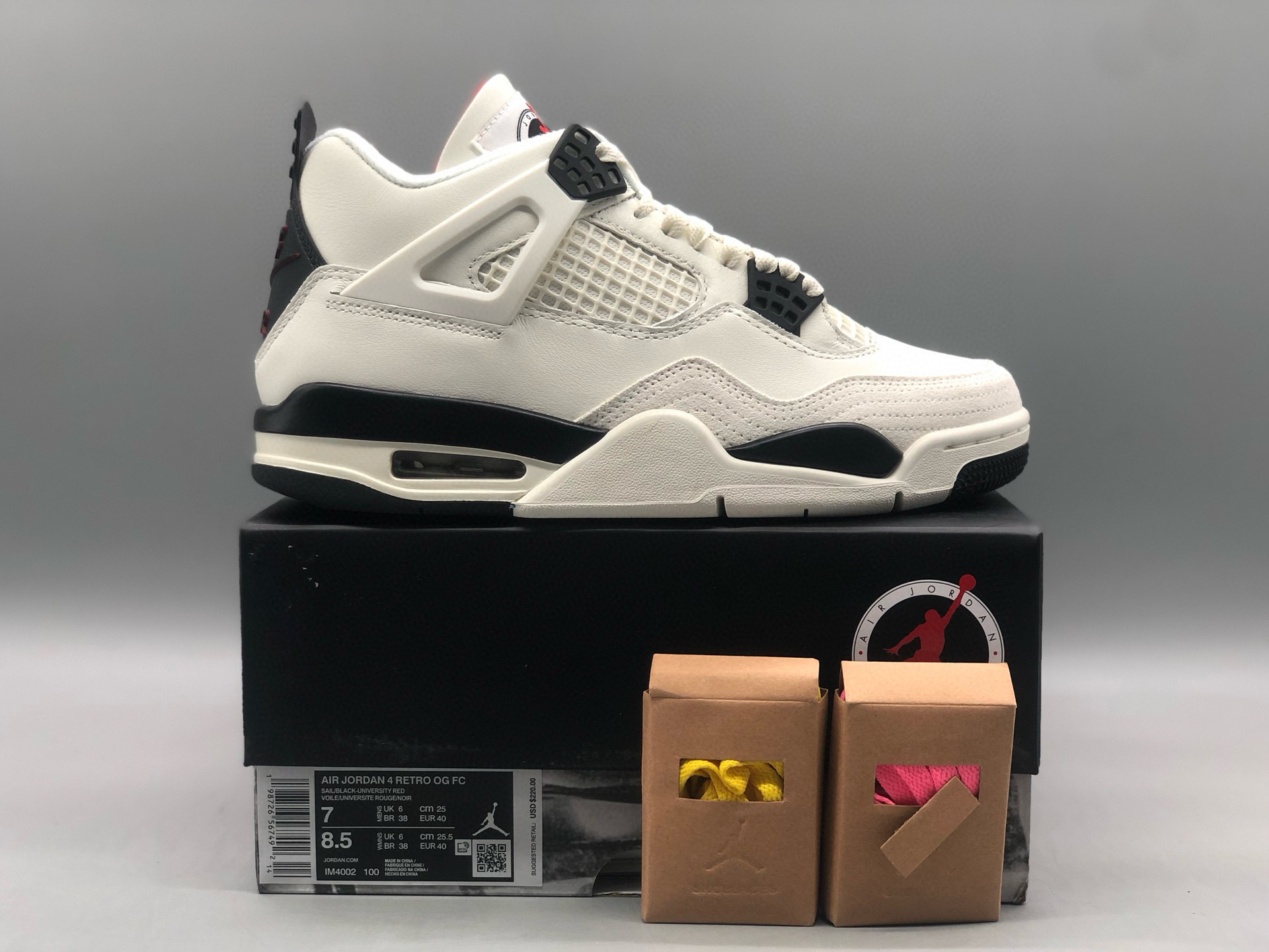 [AIR JORDAN] 에어조던4 레트로 OG 플라이트 클럽 IM4002-100 남성용