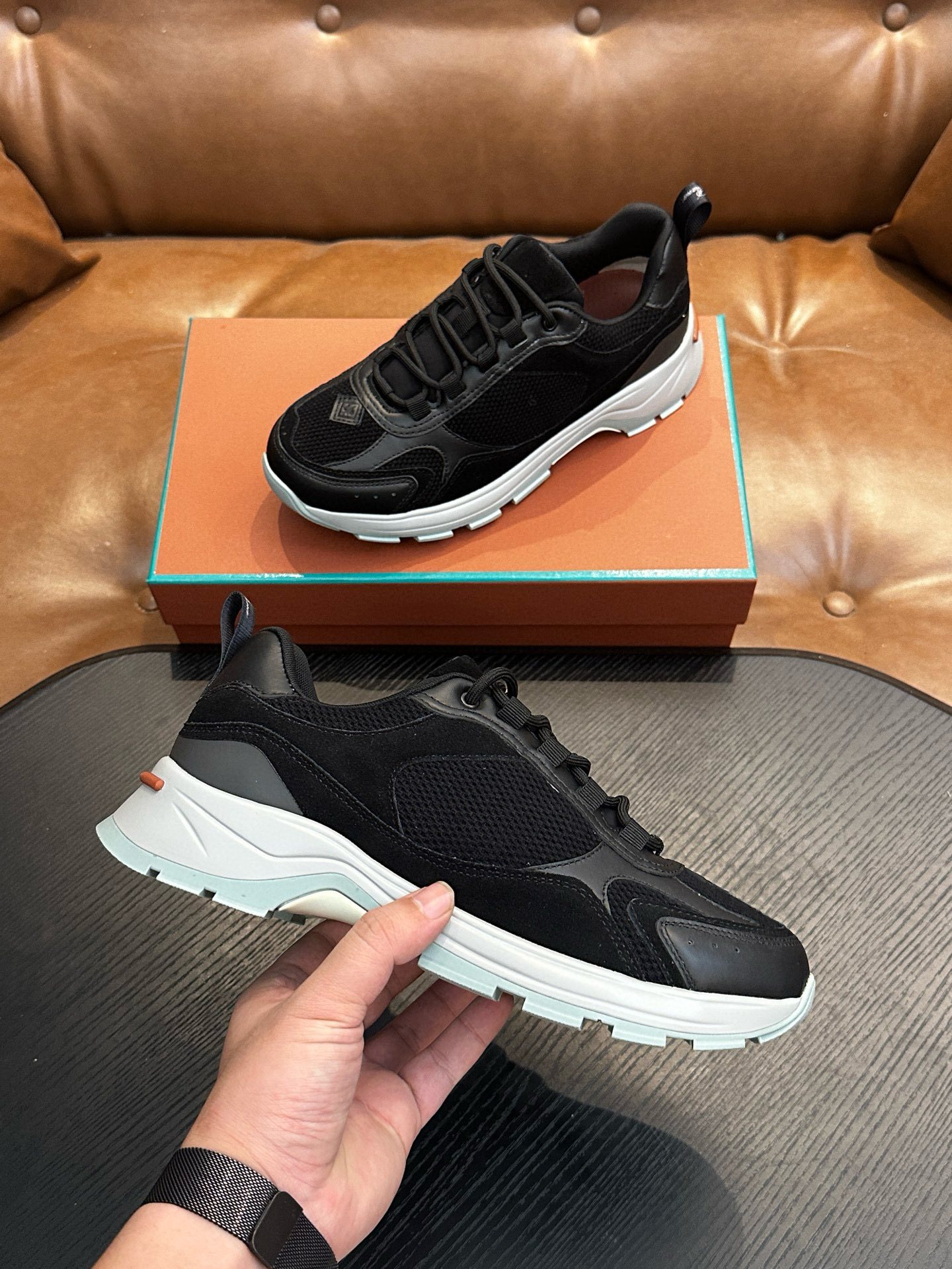 [Loro Piana] 로로피아나 케언 워크 스니커즈 남성용