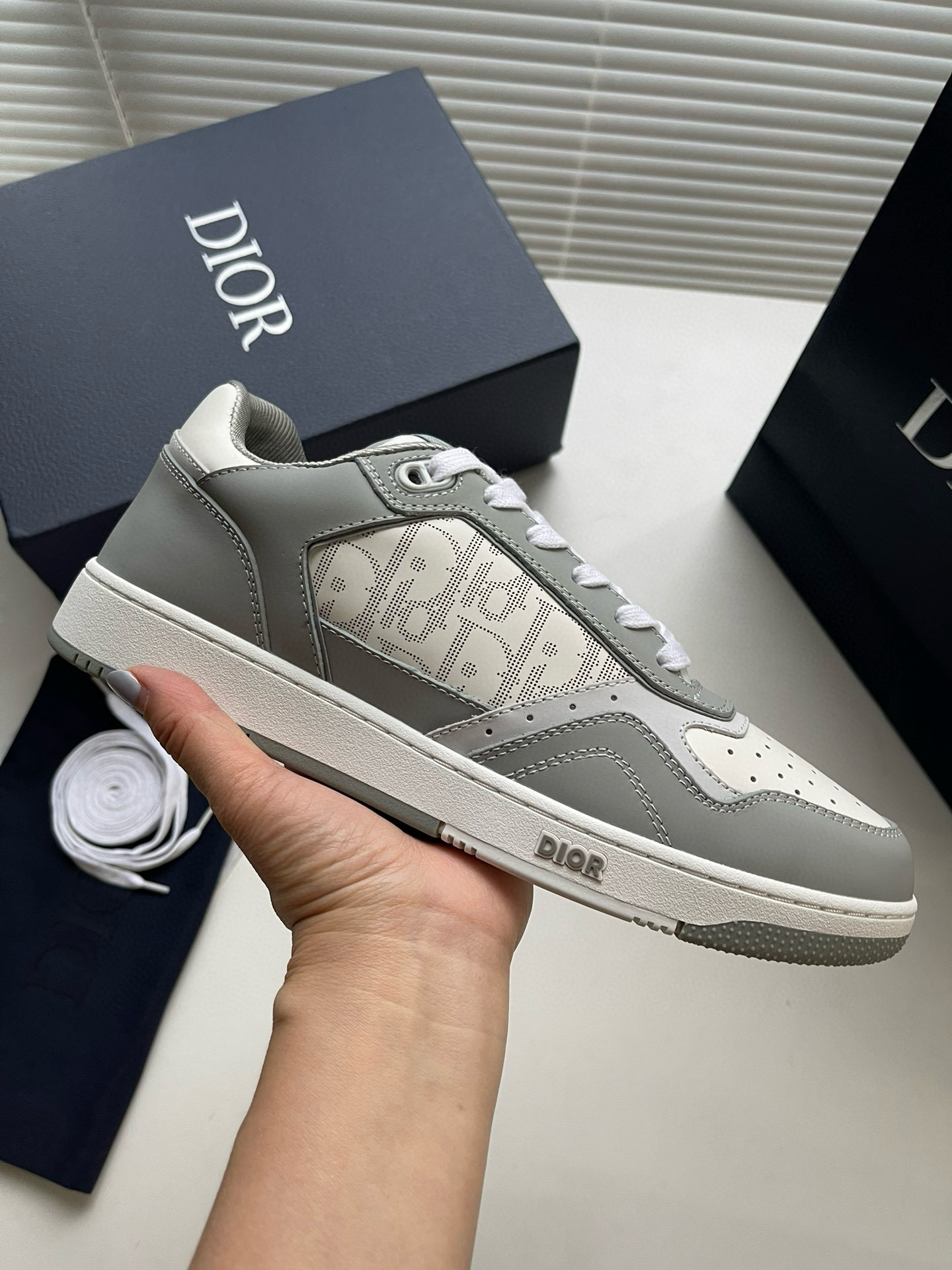 [DIOR] 디올 B27 오블리크 로우 스니커즈 남성용