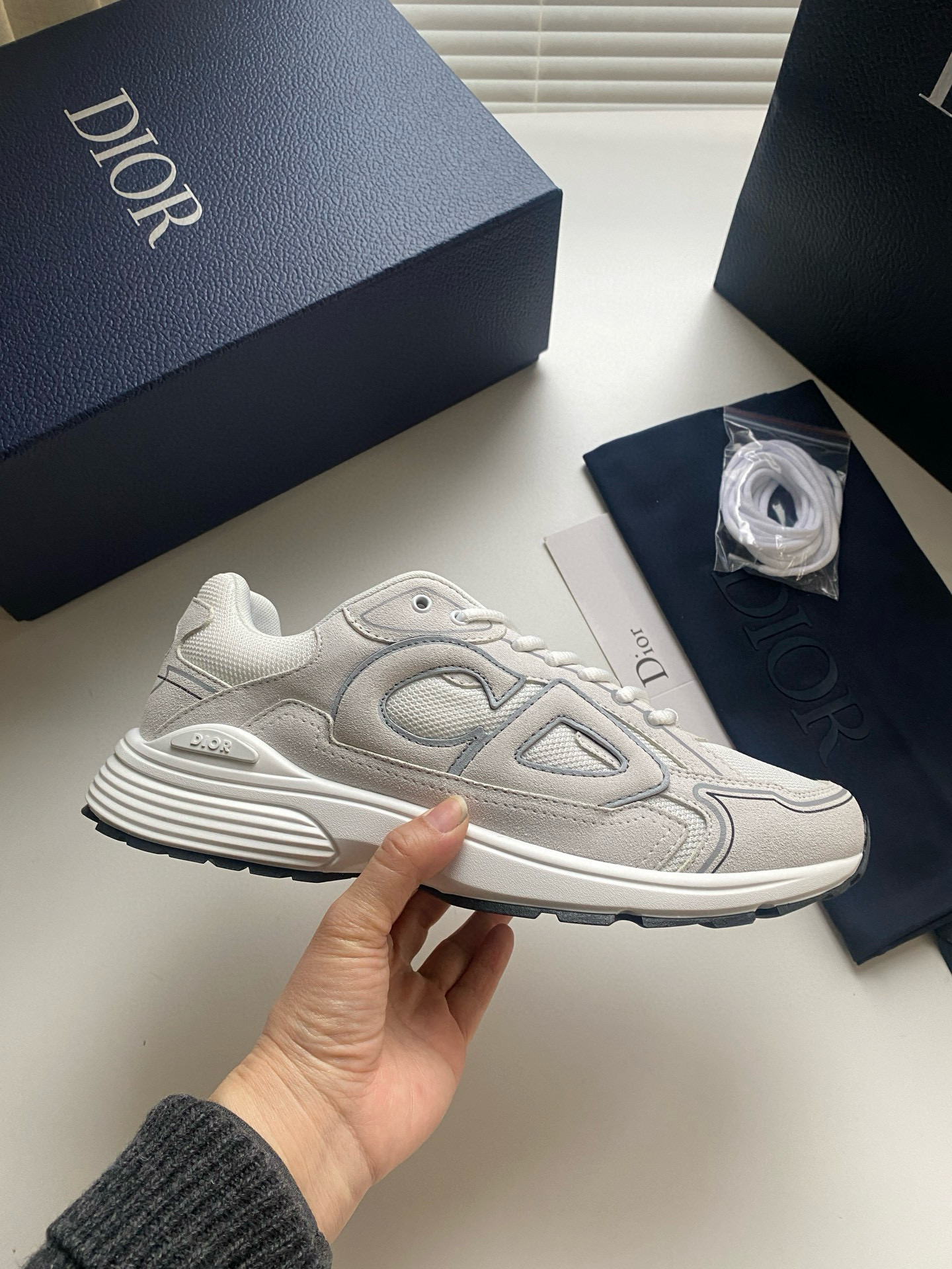 [DIOR] 디올 B30 오블리크 로우 스니커즈 남녀공용