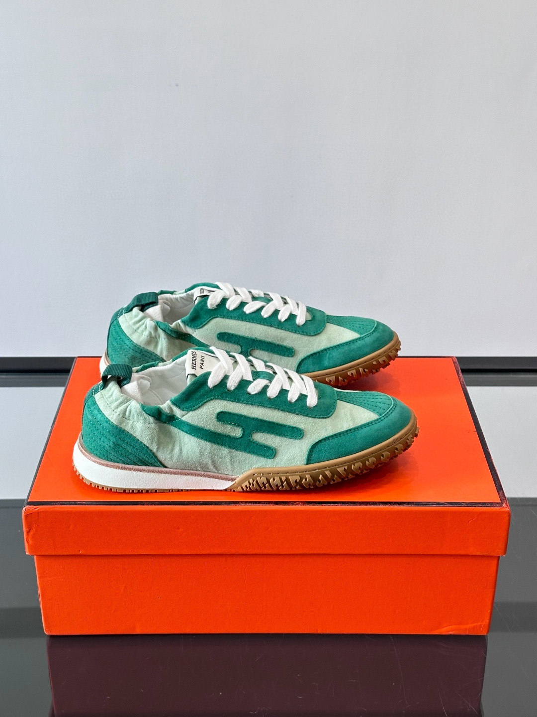 [HERMES] 에르메스 제트 JET 스니커즈 남녀공용