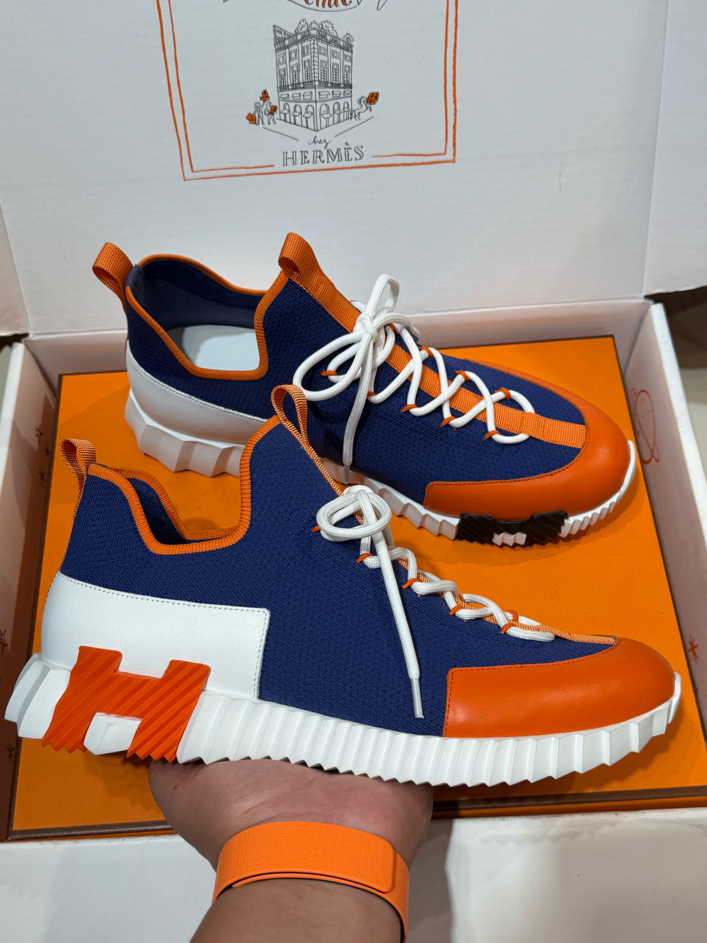 [HERMES] 에르메스 리프트 슬립온 스니커즈 남녀공용