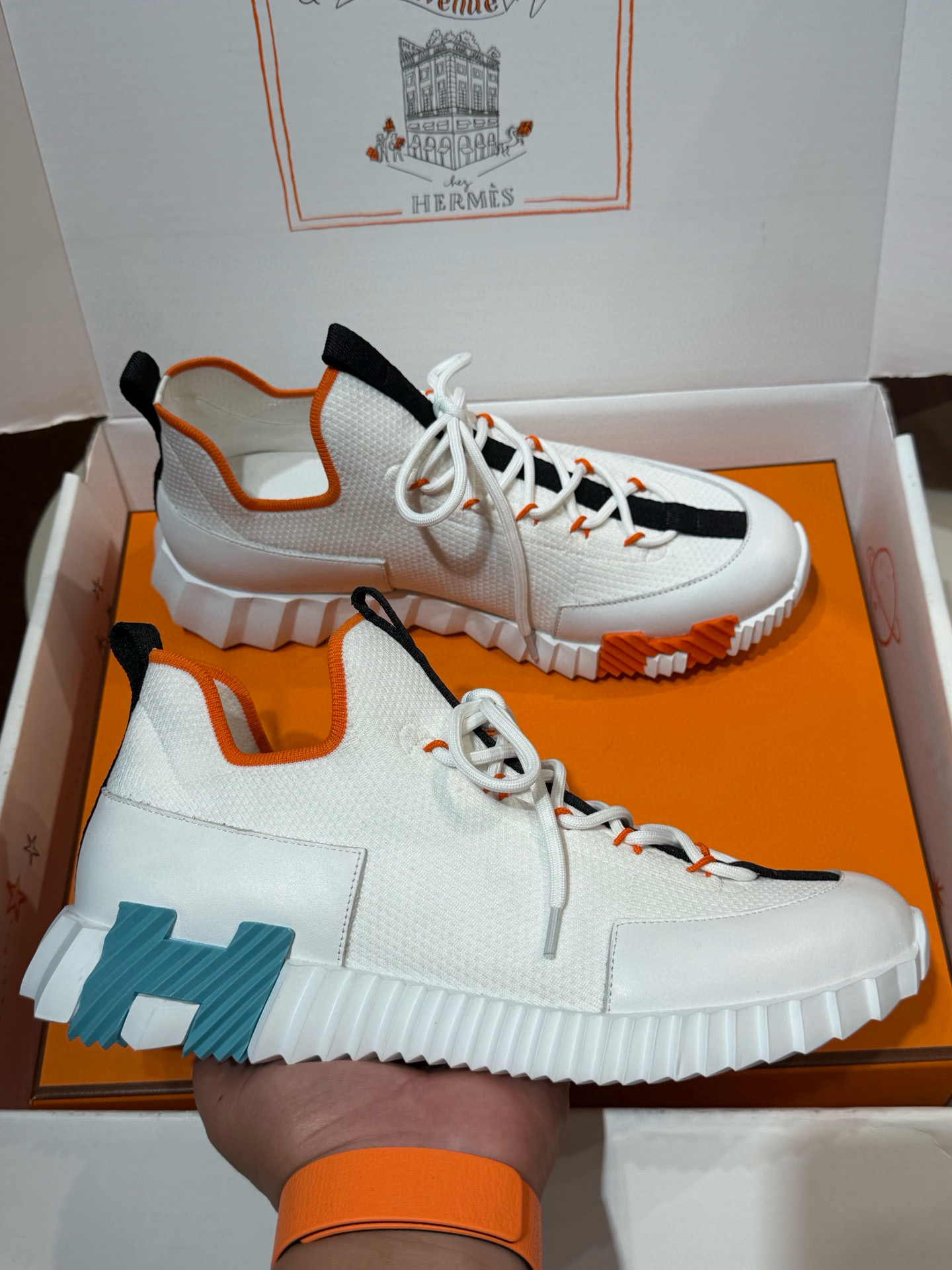 [HERMES] 에르메스 리프트 슬립온 스니커즈 남녀공용