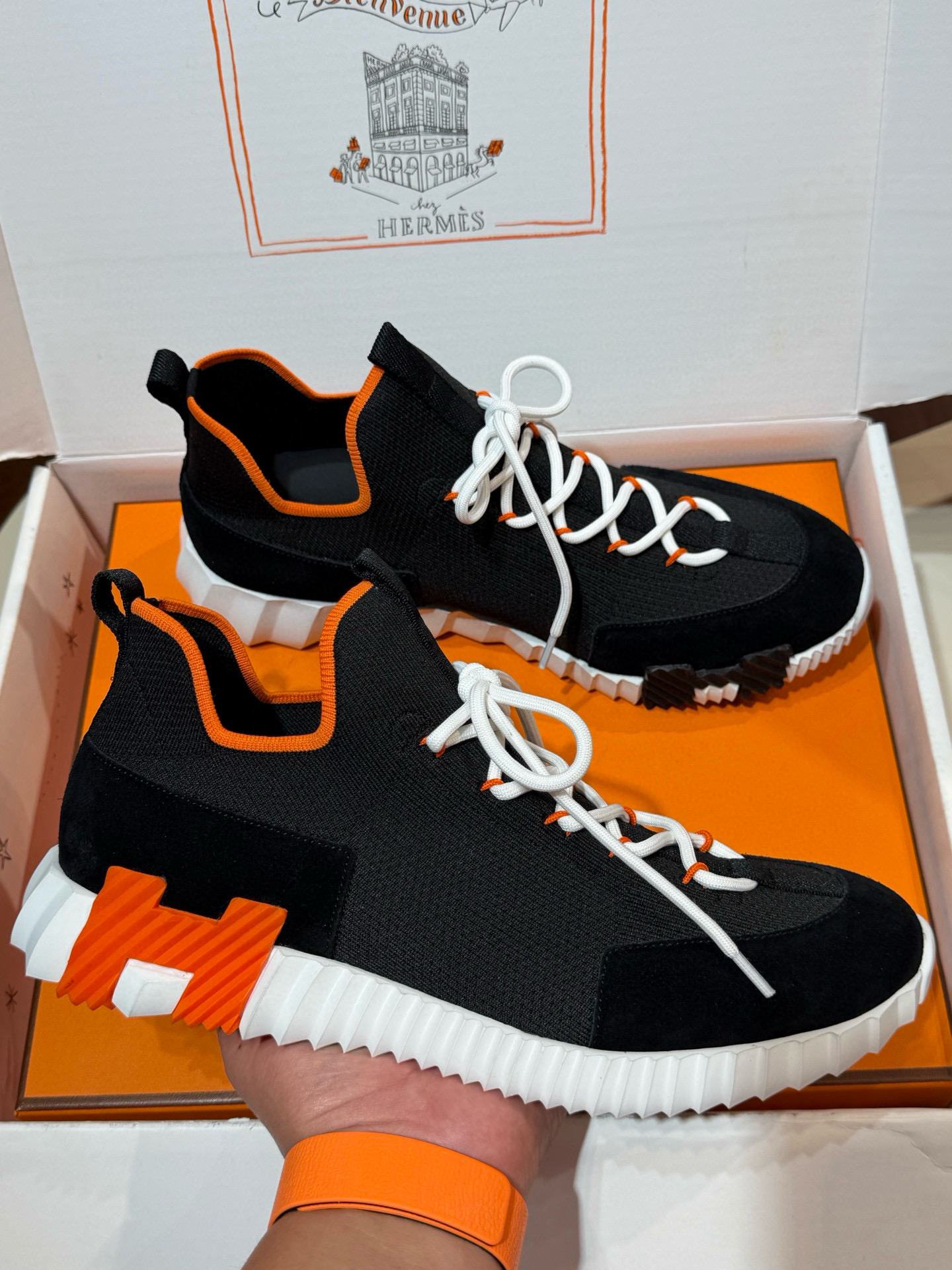 [HERMES] 에르메스 리프트 슬립온 스니커즈 남녀공용