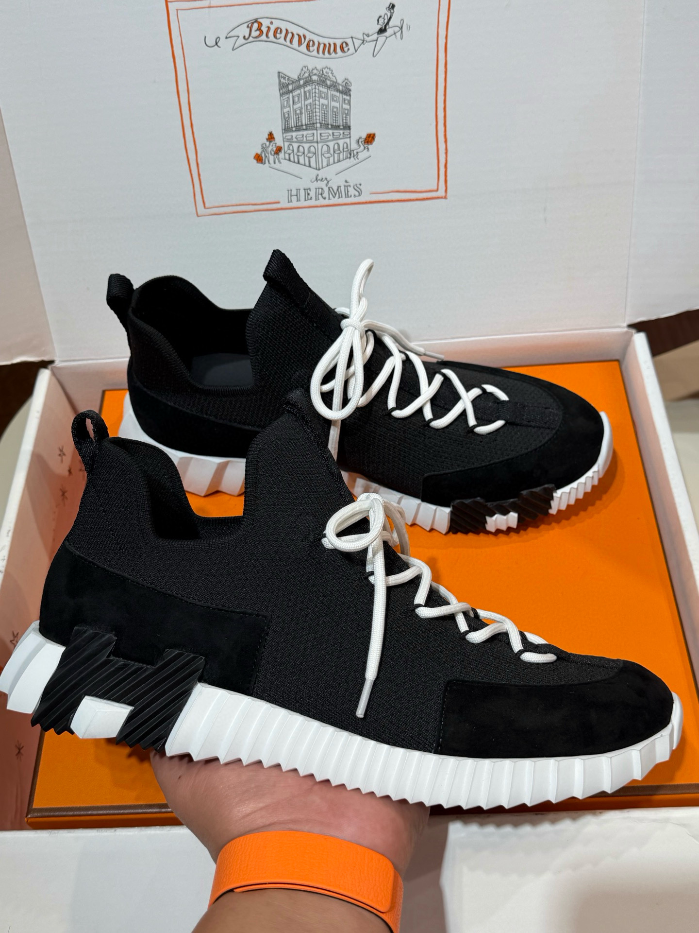 [HERMES] 에르메스 리프트 슬립온 스니커즈 남녀공용