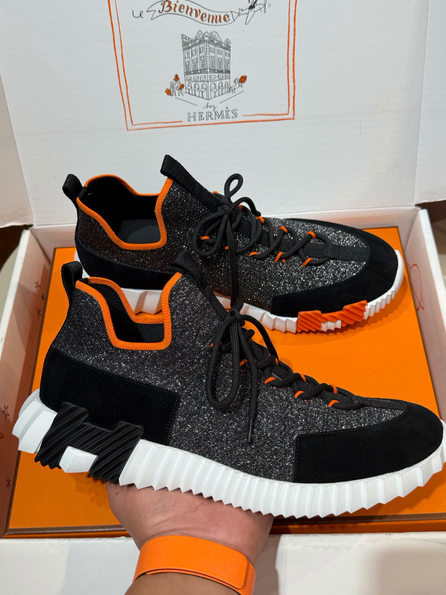 [HERMES] 에르메스 리프트 슬립온 스니커즈 남녀공용