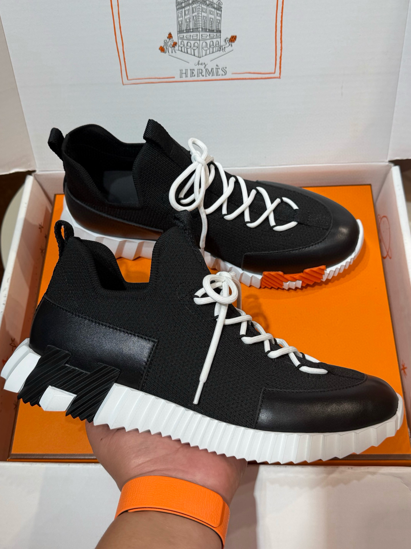 [HERMES] 에르메스 리프트 슬립온 스니커즈 남녀공용