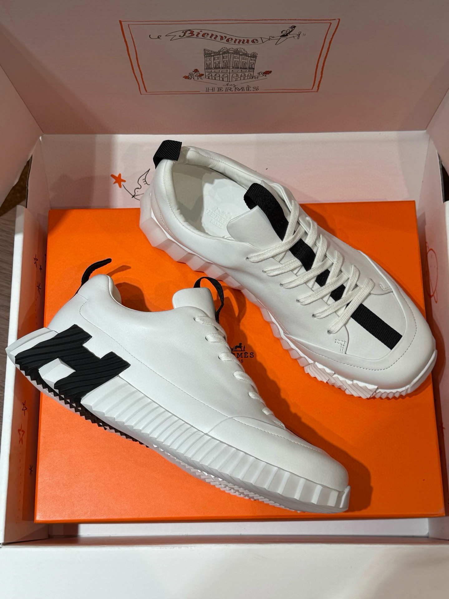 [HERMES] 에르메스 리프트 슬립온 스니커즈 남성용