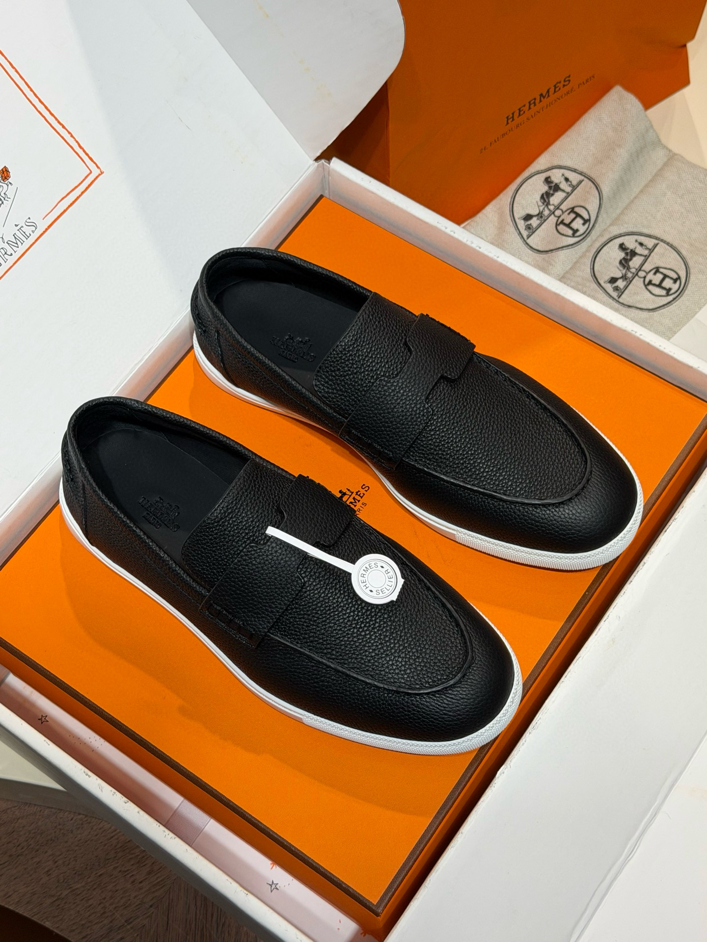 [HERMES] 에르메스 모카신 로퍼 남성용