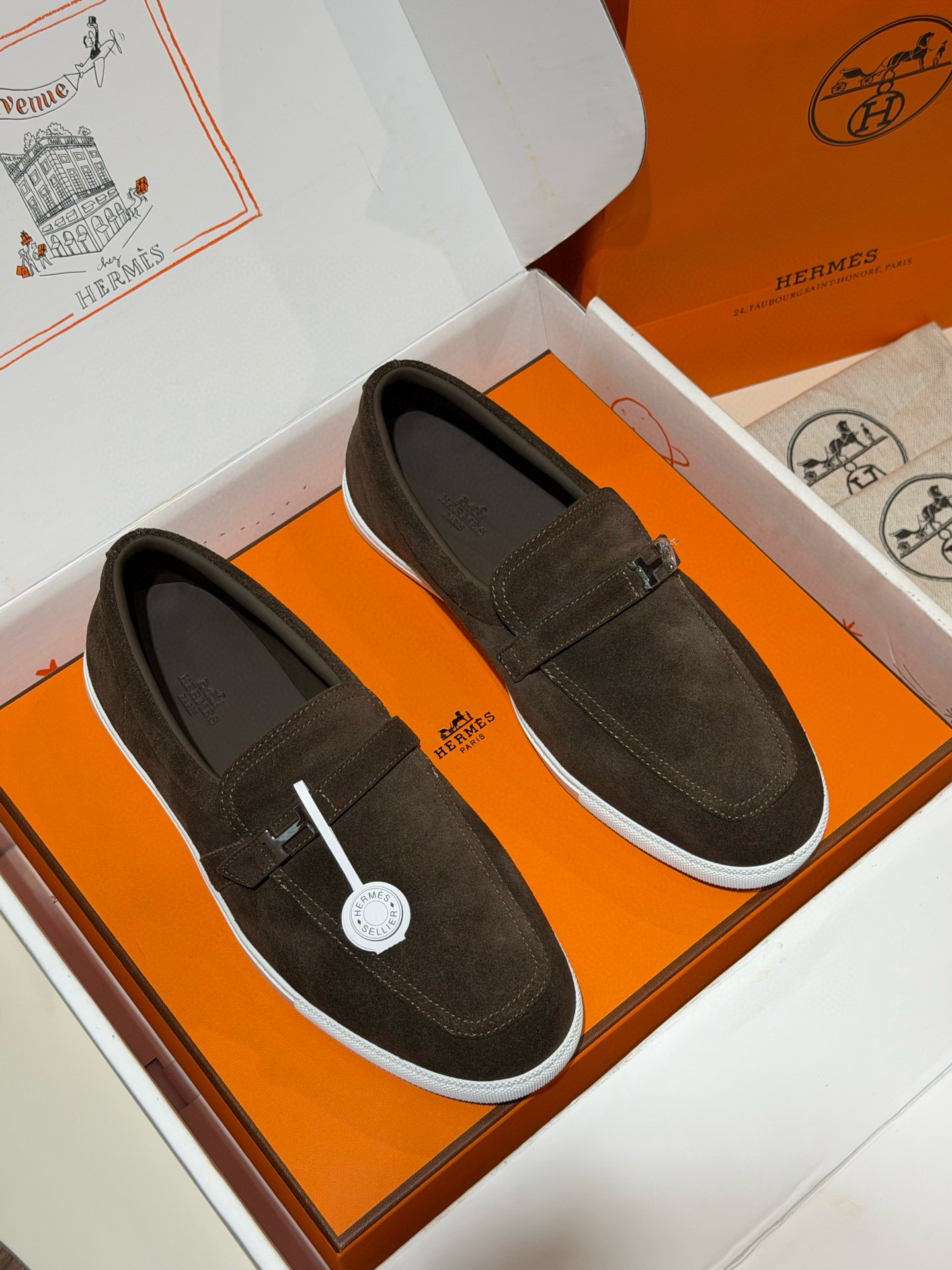 [HERMES] 에르메스 라이크 로퍼 남성용