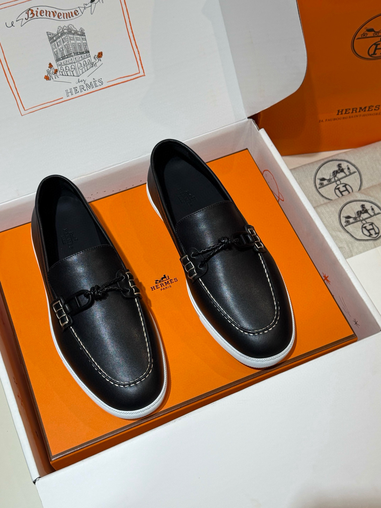 [HERMES] 에르메스 이그나시오 로퍼 남성용