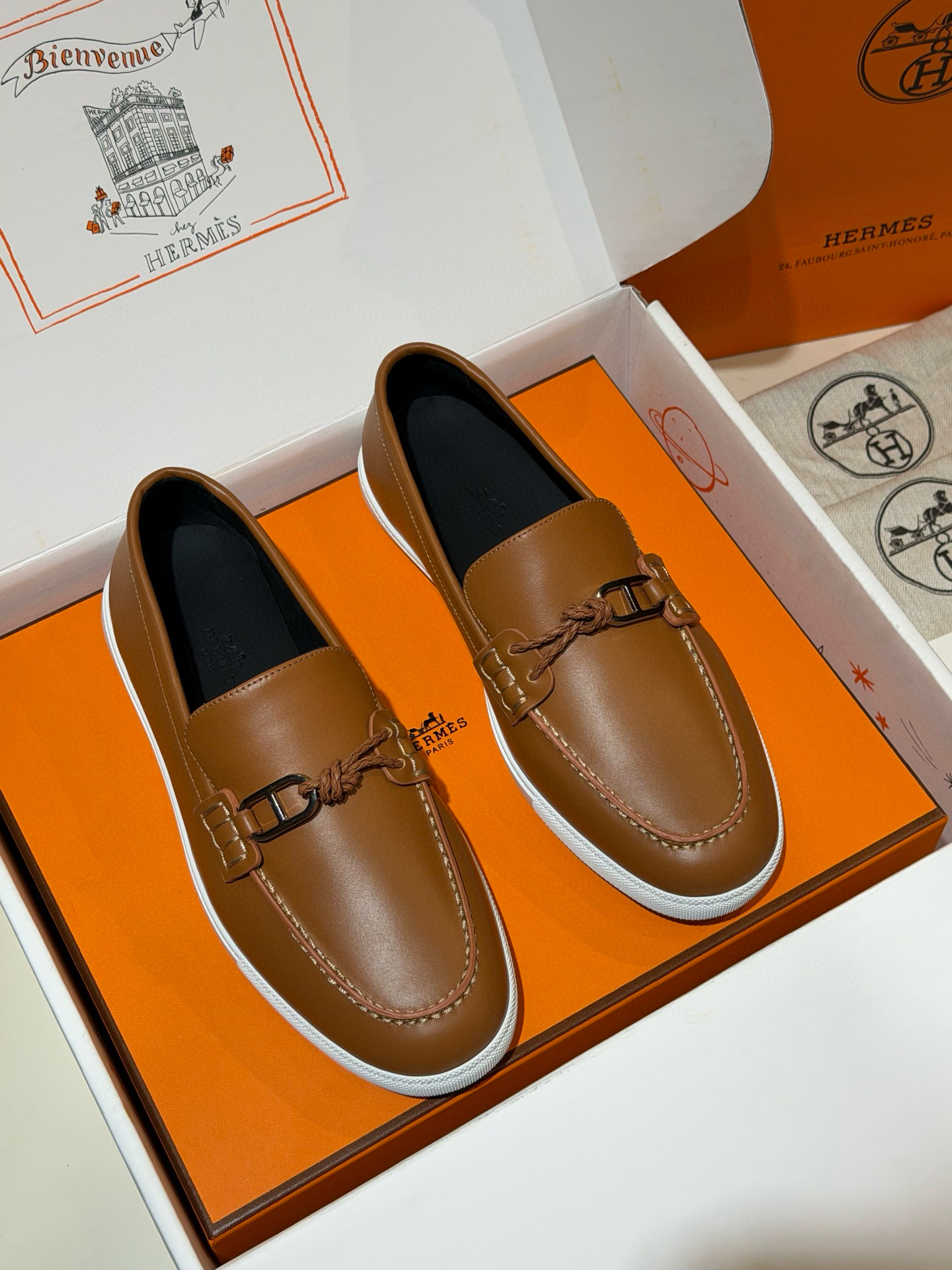 [HERMES] 에르메스 이그나시오 로퍼 남성용