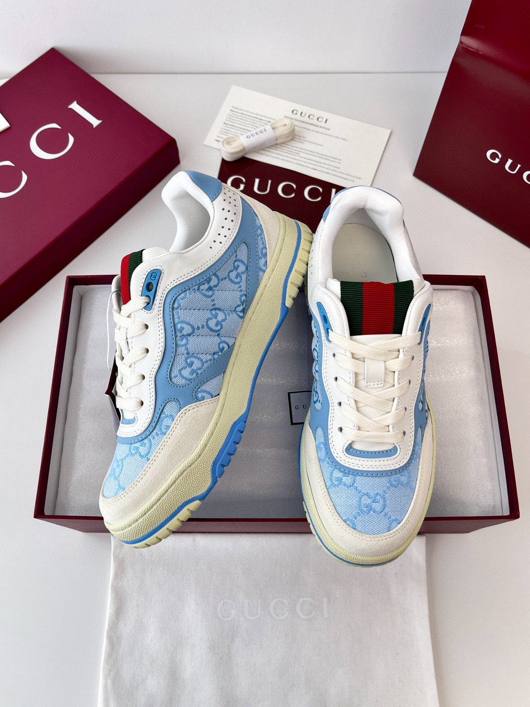 [GUCCI] 구찌 리웹 스니커즈 남녀공용