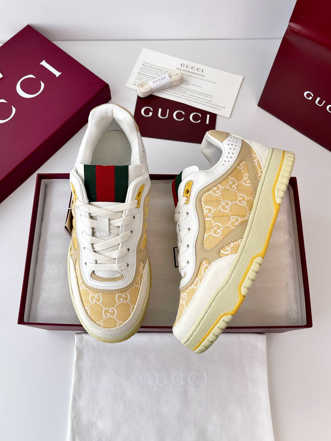 [GUCCI] 구찌 리웹 스니커즈 남녀공용