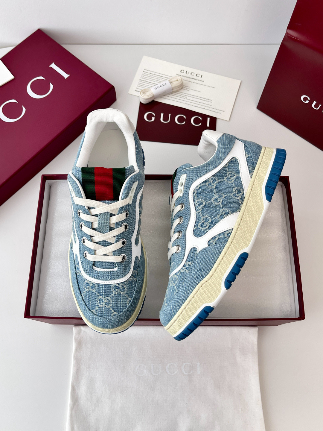 [GUCCI] 구찌 리웹 스니커즈 남녀공용