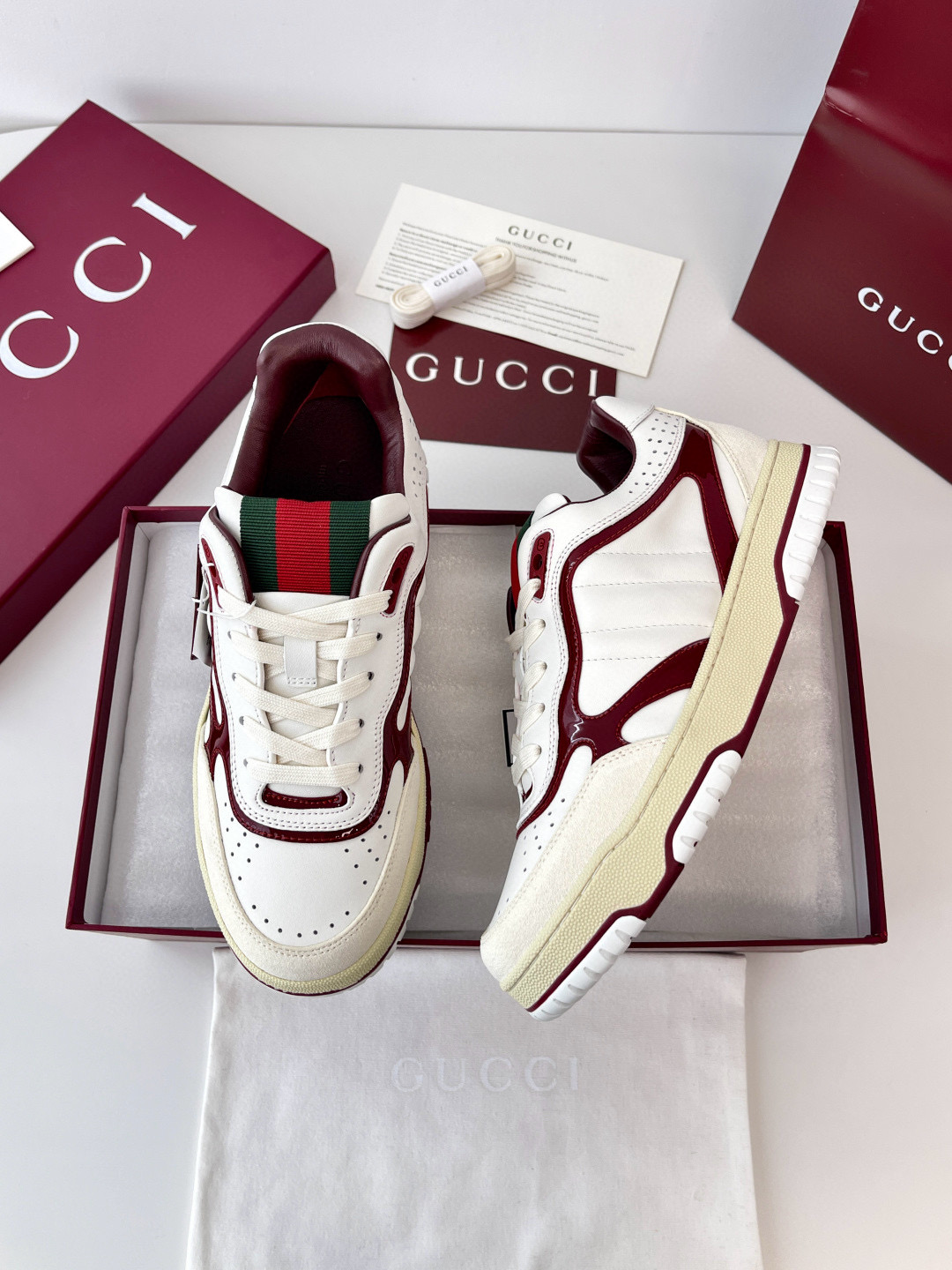 [GUCCI] 구찌 리웹 스니커즈 남녀공용