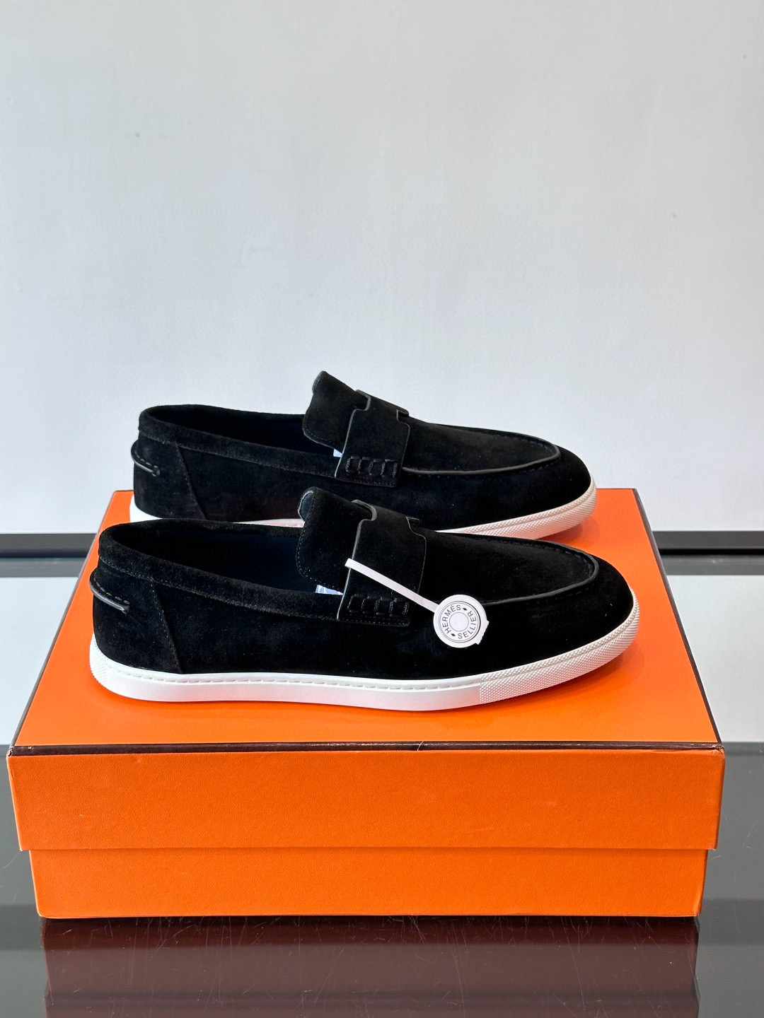 [HERMES] 에르메스 JOB 잡 로퍼 남성용