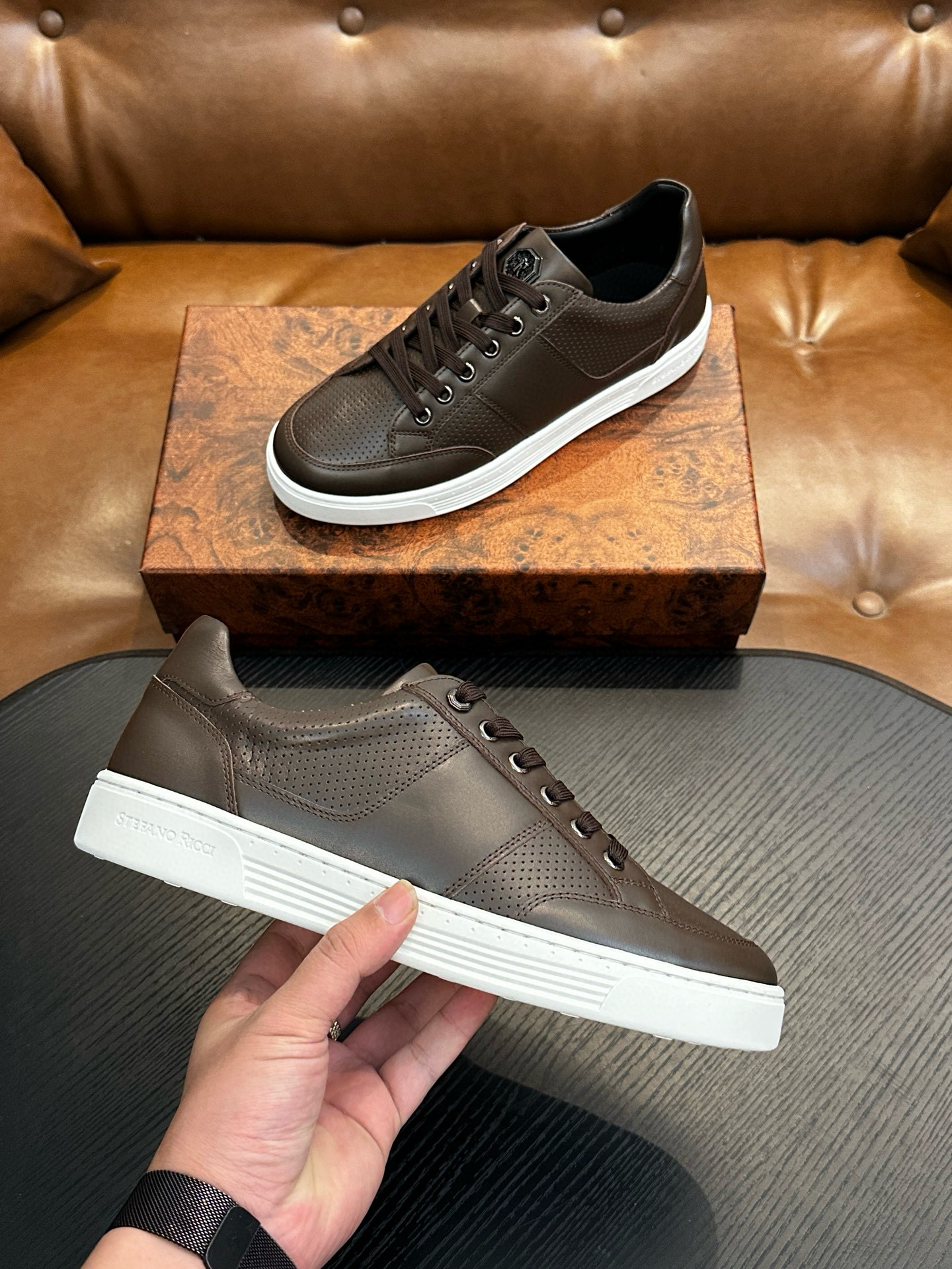 [STEFANO RICCI] 스테파노라치 스니커즈 남성용