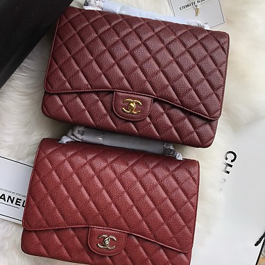 [CHANEL] 샤넬 클래식 맥시 핸드백 캐비어