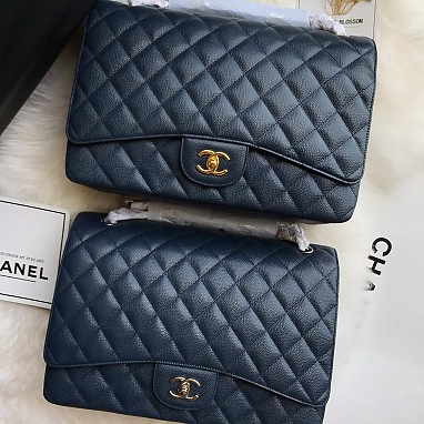 [CHANEL] 샤넬 클래식 맥시 핸드백 캐비어