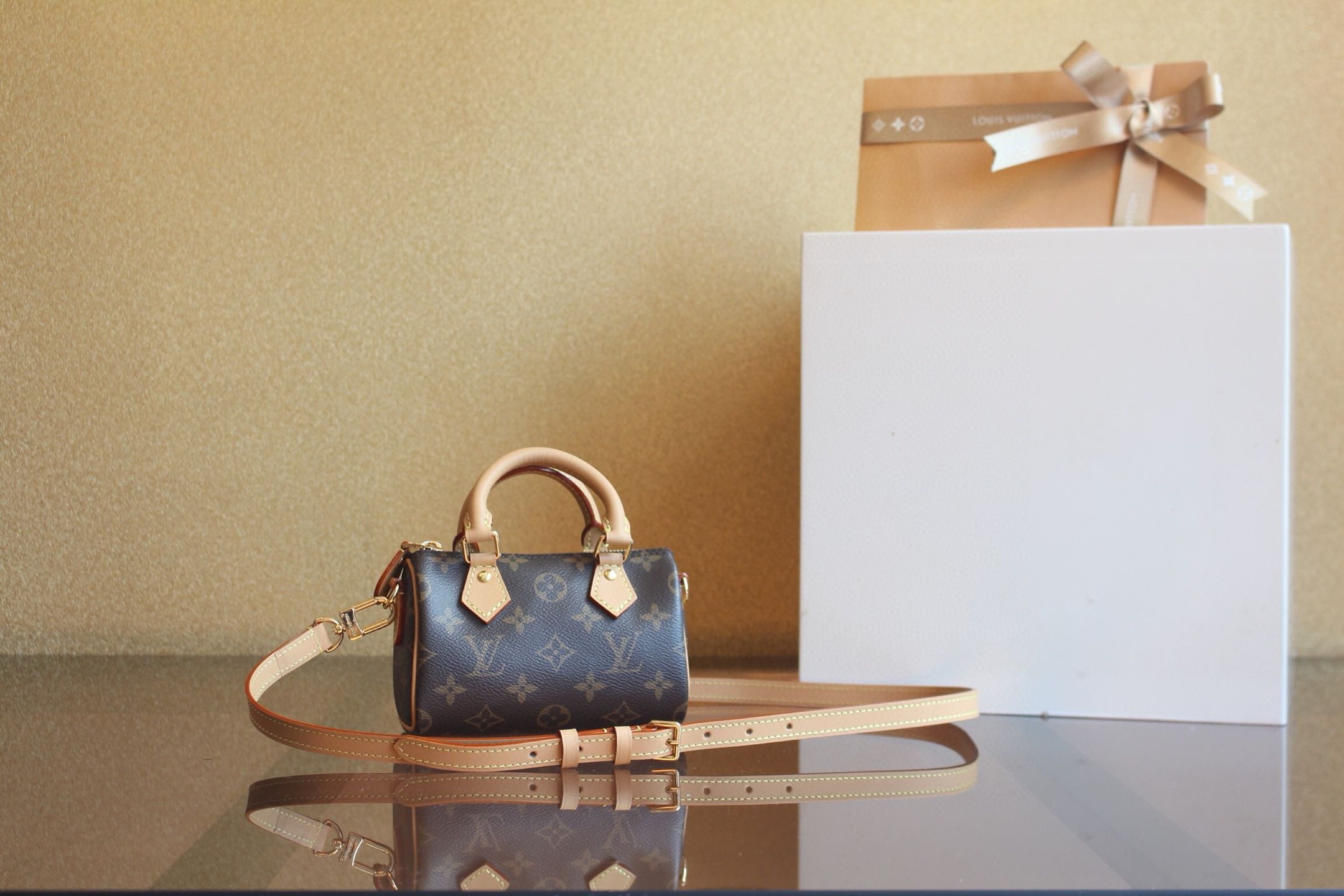 [LOUIS VUITTON] 루이비통 나노 스피디 모노그램 M81085