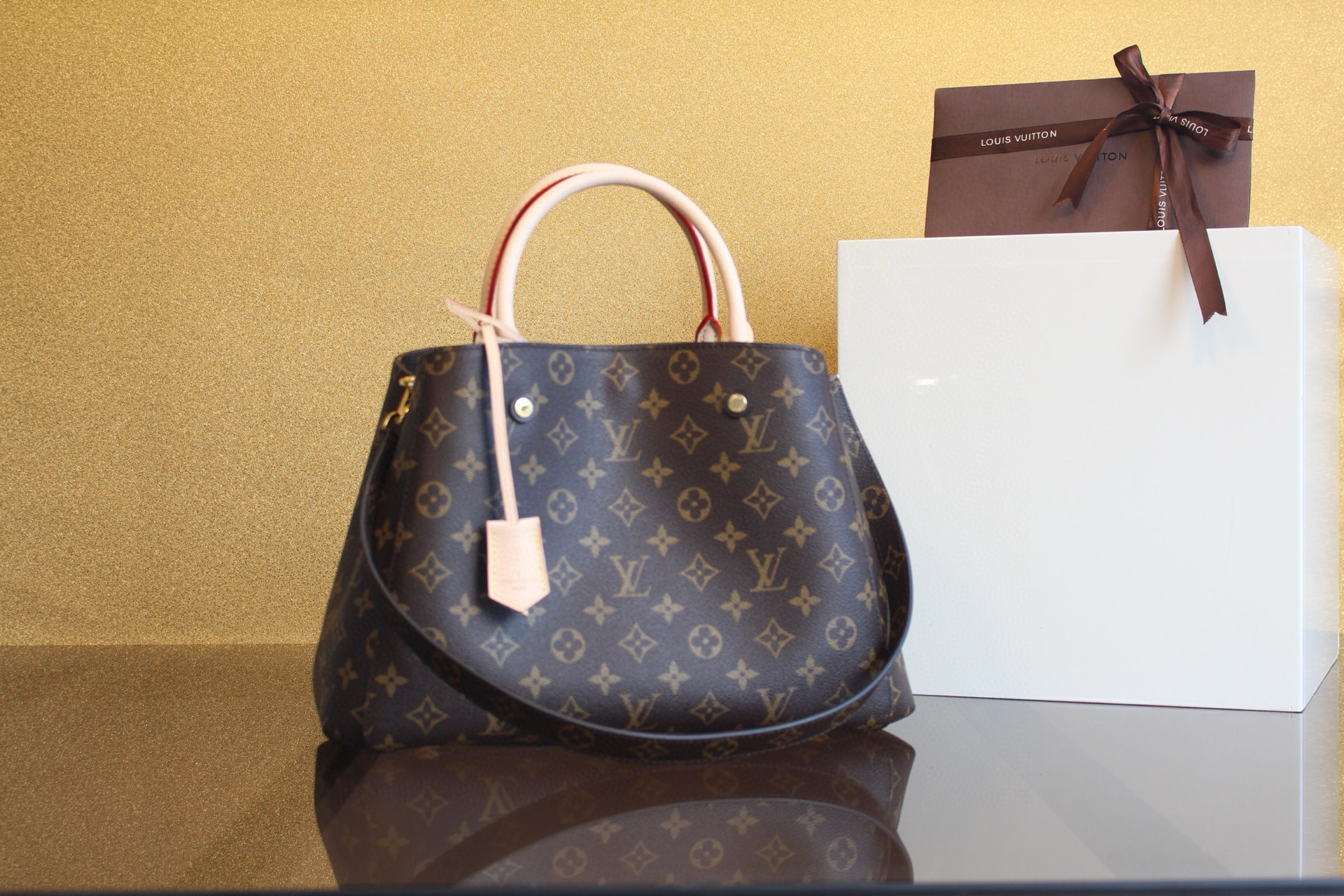 [LOUIS VUITTON] 루이비통 몽테뉴 모노그램 MM M41056