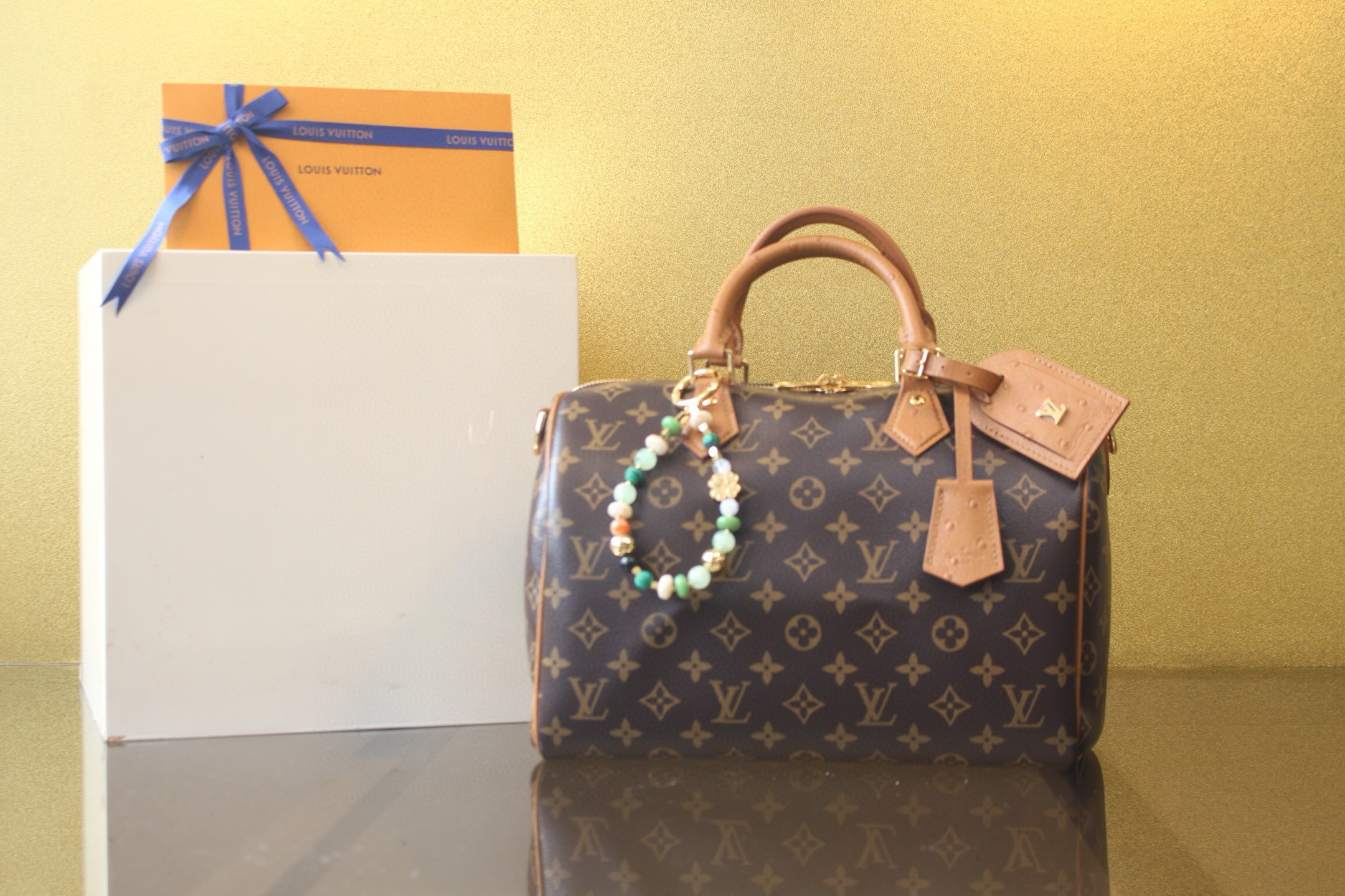 [LOUIS VUITTON] 루이비통 스피디 소프트 30 보호 모노그램 N87212