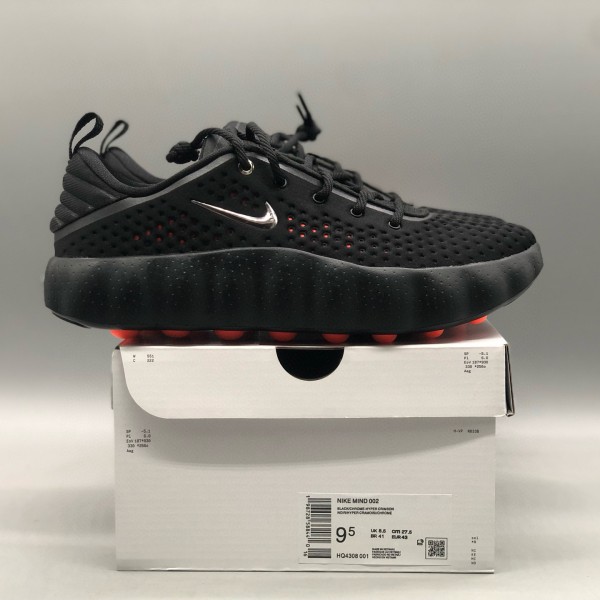 [NIKE] 나이키 마인드 002 블랙 하이퍼 크림슨 HQ4308-001 남성용