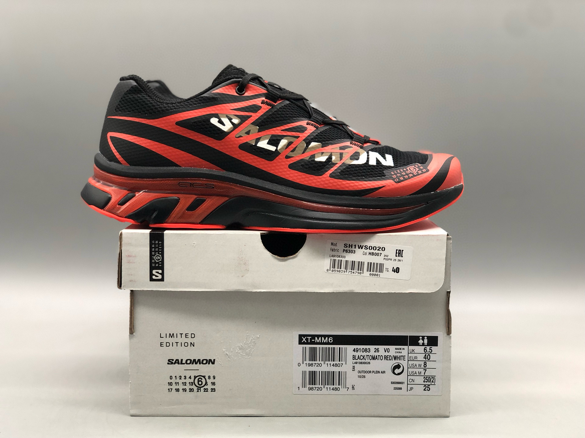 [SALOMON] 살로몬 x MM6 메종 마르지엘라 XT-MM6 남녀공용