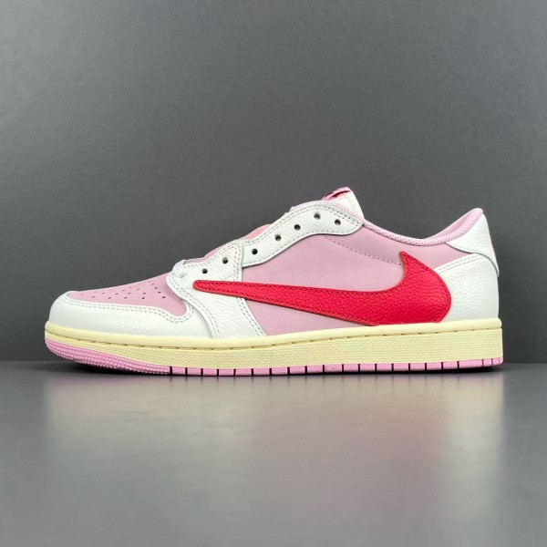 [AIR JORDAN] 트래비스 스캇 x 에어 조던 1 로우 OG SP 세일 트로피칼 핑크 IQ7604-101 남녀공용 (LJR공장)