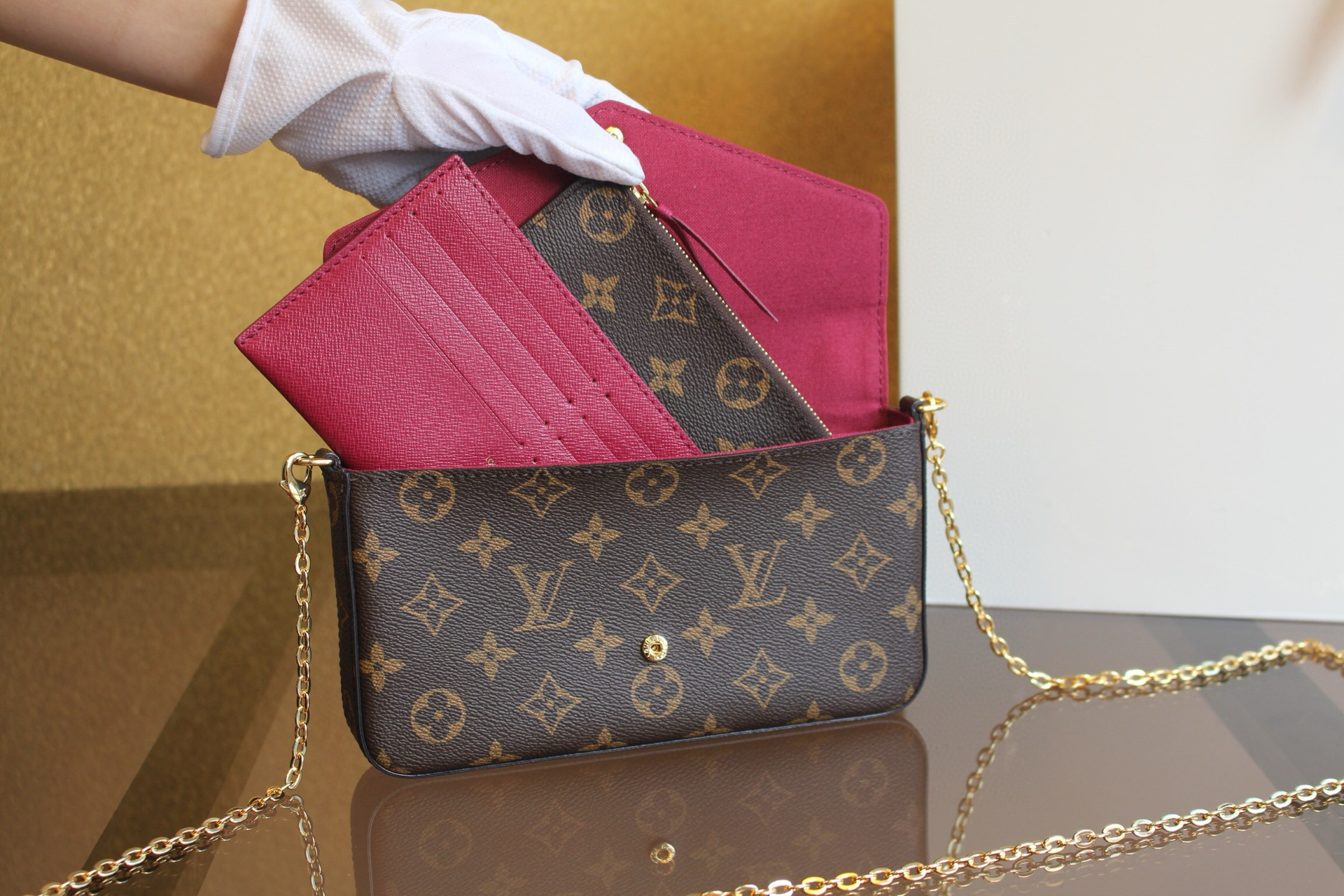 [LOUIS VUITTON] 루이비통 포쉐트 펠리시 모노그램 M61276