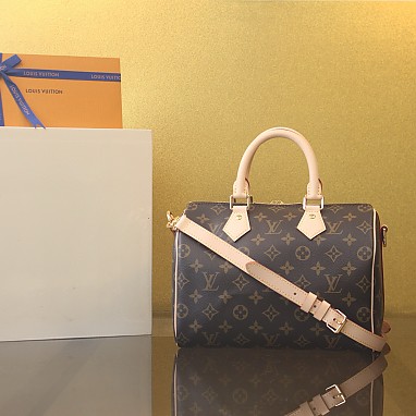 [LOUIS VUITTON] 루이비통 스피디 반둘리에 25 모노그램 M46977