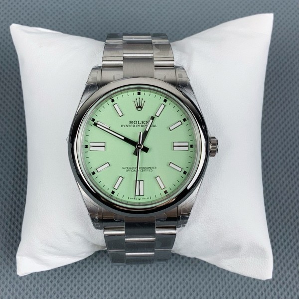 [ROLEX] 로렉스 오이스터 퍼페츄얼 피스타치 41mm 134300 (VS공장)