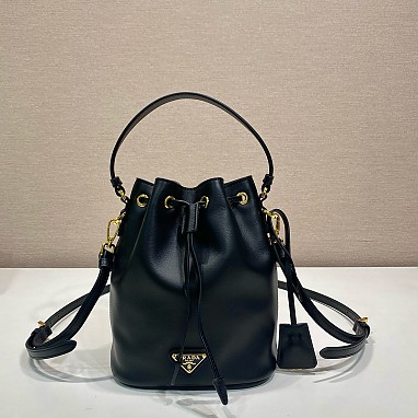 [PRADA] 프라다 레더 미니 버킷백 1BE067
