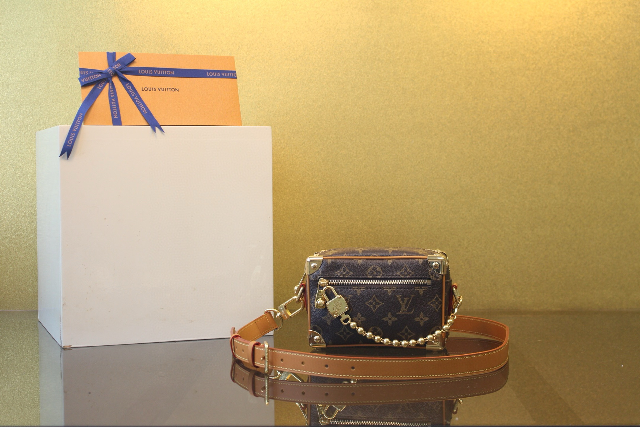 [LOUIS VUITTON] 루이비통 미니 소프트 트렁크 모노그램 M14729