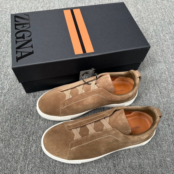 [ZEGNA] 제냐 트리플 스티치 스니커즈 남성용