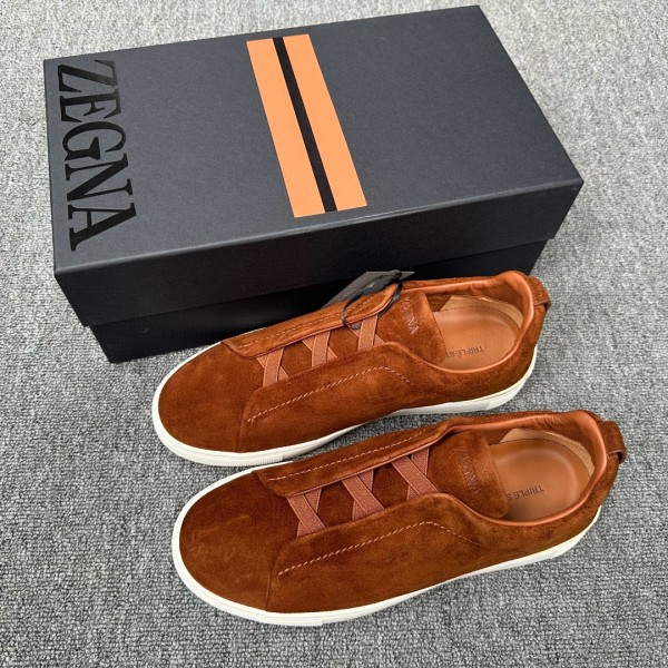 [ZEGNA] 제냐 트리플 스티치 스니커즈 남성용