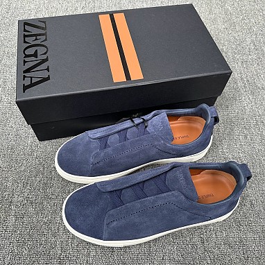 [ZEGNA] 제냐 트리플 스티치 스니커즈 남성용