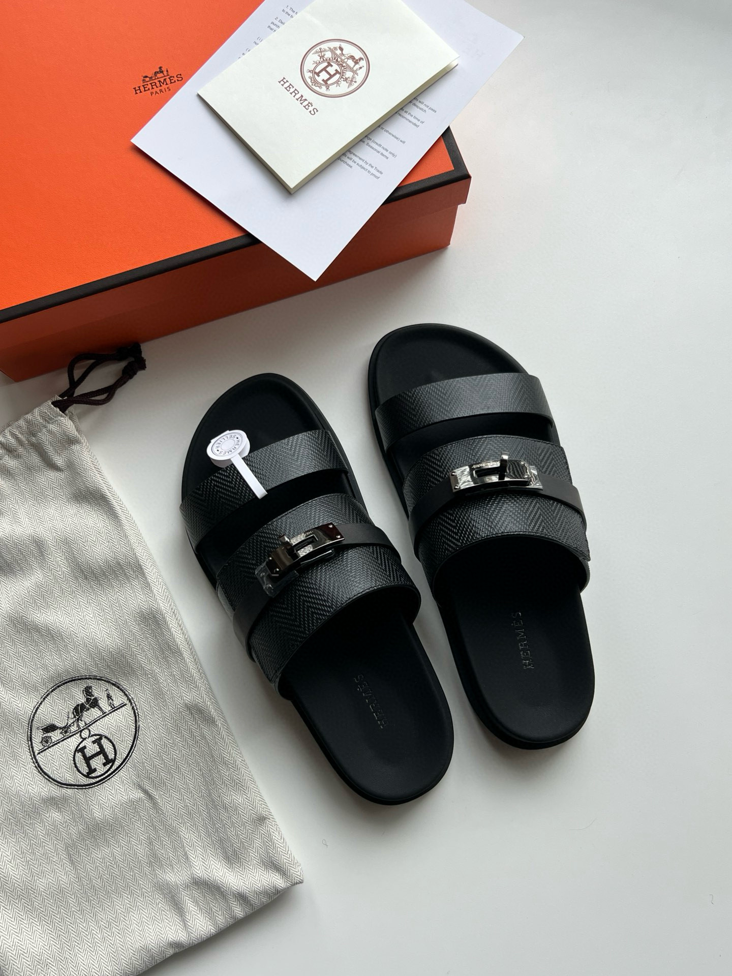 [HERMES] 에르메스 잭슨 샌들 남성용