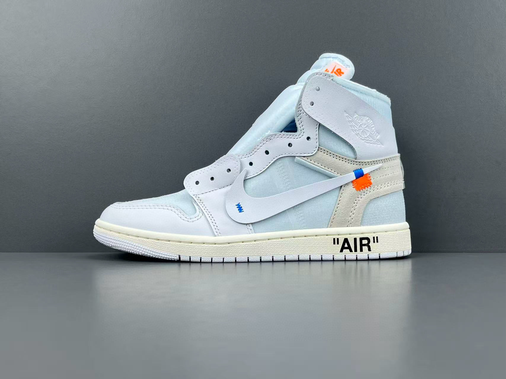 [AIR JORDAN] 오프화이트 X 에어조던1 알래스카 화이트 AA3834-100 남녀공용 (OG공장)