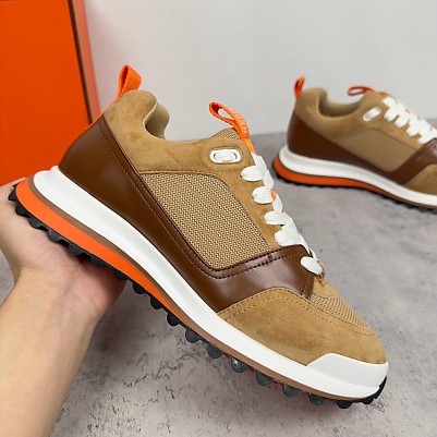 [HERMES] 에르메스 리더 스니커즈 남성용