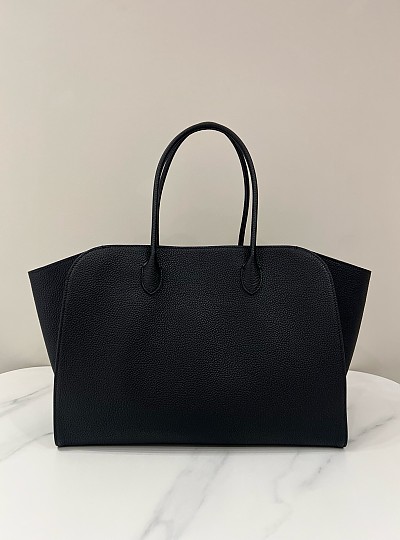 [The Row] 더로우 MARLO 말로백 17 블랙 레더 토트백 남녀공용