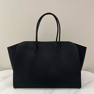 [The Row] 더로우 MARLO 말로백 17 블랙 레더 토트백 남녀공용