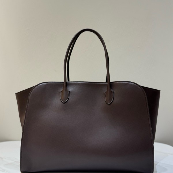 [The Row] 더로우 MARLO 말로백 17 딥브라운 레더 토트백 남녀공용